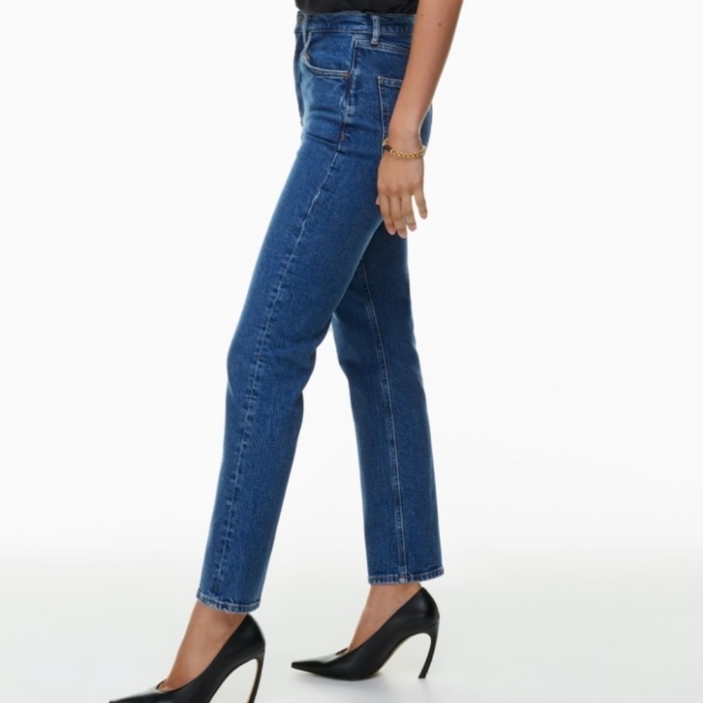 Re/Done Like New - Stovepipe Comfort Stretch High Rise Jeans - Size 25
